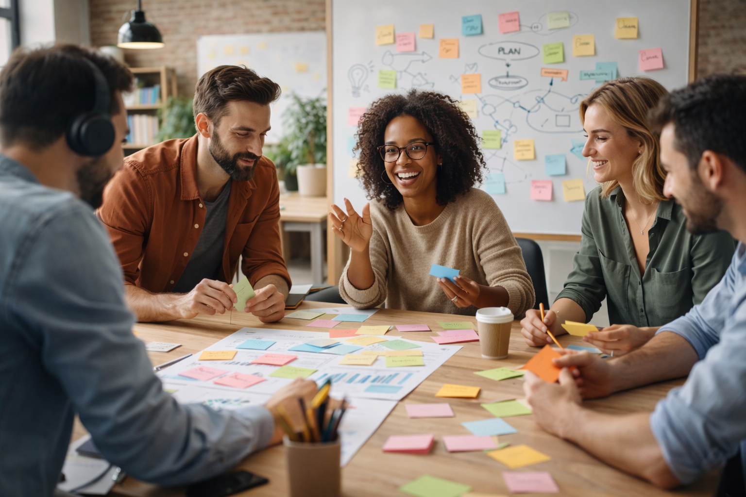 Modern office workspace